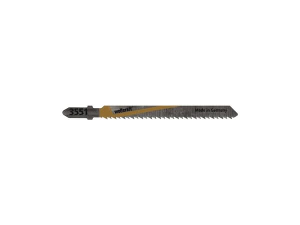 wolfcraft GmbH 3551000, Figursågblad, Spånskiva, Laminat, MDF, Mjuka träslag, Stål med hög kolhalt (HCS), 7,5 cm, 2,5 mm, 3 cm