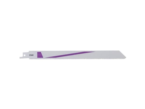wolfcraft GmbH 3568000, Sticksågsblad, Gjutjärn, Pipa, Plast, Trä med spik, Bimetall, 21 cm, 1,8 mm, 2,6 mm