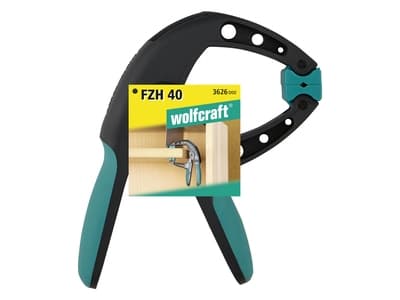 wolfcraft GmbH PRO ERGO 40, Fjær klemme, 4 cm
