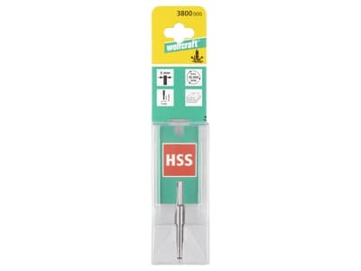 wolfcraft GmbH 4006885380400, Drill, Høyrehåndsrotasjon, 1 cm, Løvtre, Plast, Mykt tre, 2 cm, 1 stykker