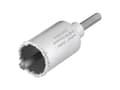 Pikkukuva 5 / 5: wolfcraft GmbH Wolfcraft 3894000 3894000-1 Sierra de Corona con Metal Duro con vástago Hexagonal y Broca, Profundidad de Corte, halk. 55 mm. 43 mm, A