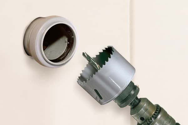 wolfcraft GmbH 5422000, Sett, Drill, Gipsplate, Ikke-jernholdig metall, Plast, Kryssfiner, Tre, Bimetall, Sekskanttange, 4 cm