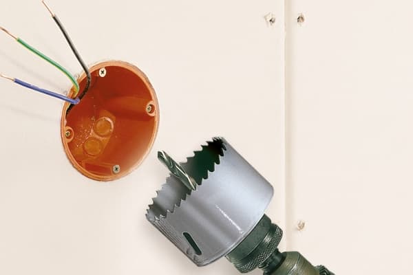 wolfcraft GmbH 5423000, Ställ, Borr, Gipsvägg, Icke-järnmetaller, Plast, Plywood, Stål, Trä, Svart, Bimetall, 4 cm