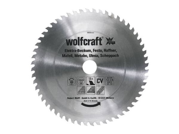 wolfcraft GmbH 6608000 - 400 x 30 mm - Rundsavsblad