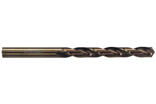 wolfcraft GmbH 4006885744509, Drill, Spiralborekrone, Høyrehåndsrotasjon, 3 mm, 61 mm, Aluminium, Strykejern, Ikke-jernholdig metall, Rustfritt stål,
