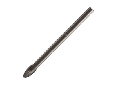 wolfcraft GmbH Tile and Glass Drill Bit, Drill, Hullsag, Høyrehåndsrotasjon, 4 mm, 90 mm, Glass, Flis