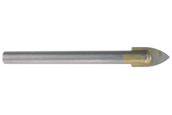 wolfcraft GmbH Tile and Glass Drill Bit, Drill, Hullsag, Høyrehåndsrotasjon, 4 mm, 90 mm, Glass, Flis