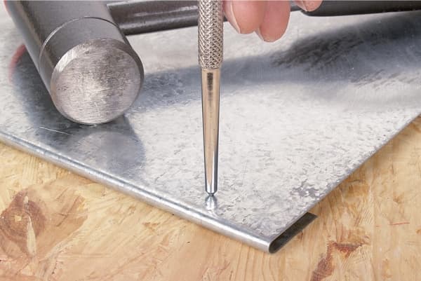 wolfcraft GmbH Centre Punch, Skruehull-punch, Kromvanadiumstål, Sølv, 125 mm, 8 mm