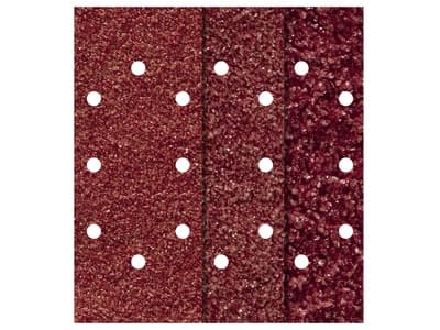 wolfcraft GmbH Sanding Sheet Set, Sandpapper, Metall, Plast, Trä, Ceramic fibre, Brun, Rektangulär, 1 mm