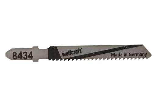 wolfcraft GmbH 4006885843400, Figursågblad, Gjuten aluminium, Stål, Stål med hög kolhalt (HCS), Rostfritt stål, 2 mm, 2 styck