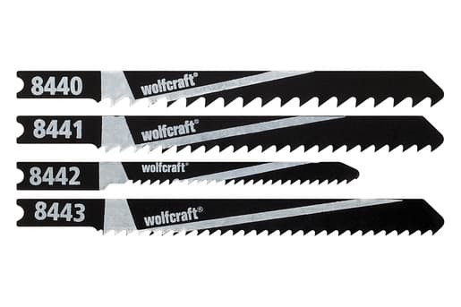 wolfcraft GmbH 8440000, Figursågblad, Mjuka träslag, 10 styck
