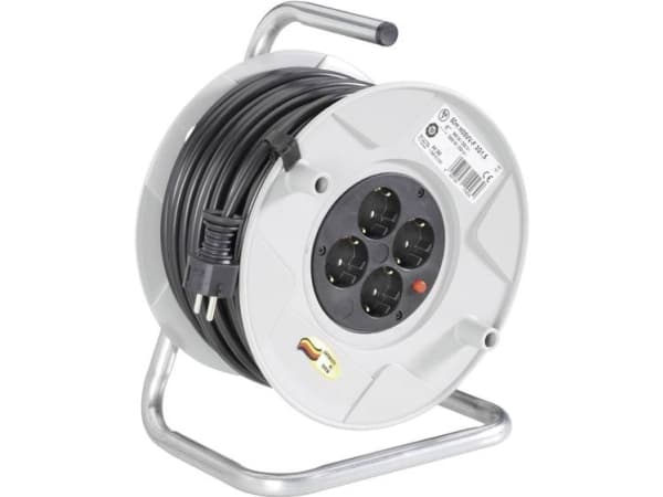 Brennenstuhl AK 260, Vit, Plast, 4 AC-utgångar, Rak, 50 m, IP20