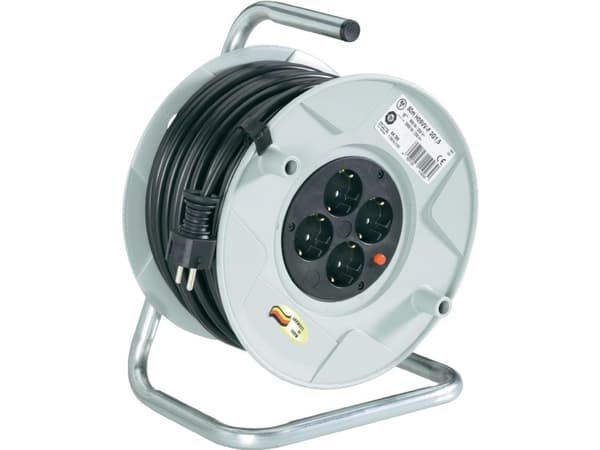 Brennenstuhl AK 260, Vit, Plast, 4 AC-utgångar, Rak, 50 m, IP20