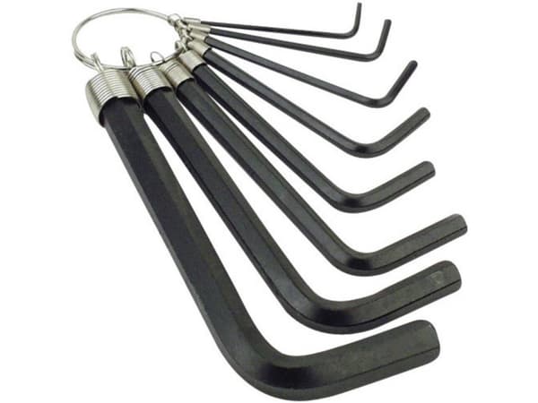 Brüder Mannesmann Unbrako Vinkelskruetrækker-sæt 2.5 mm, 3 mm, 4 mm, 5 mm, 6 mm, 8 mm, 10 mm, 2 mm 8 dele