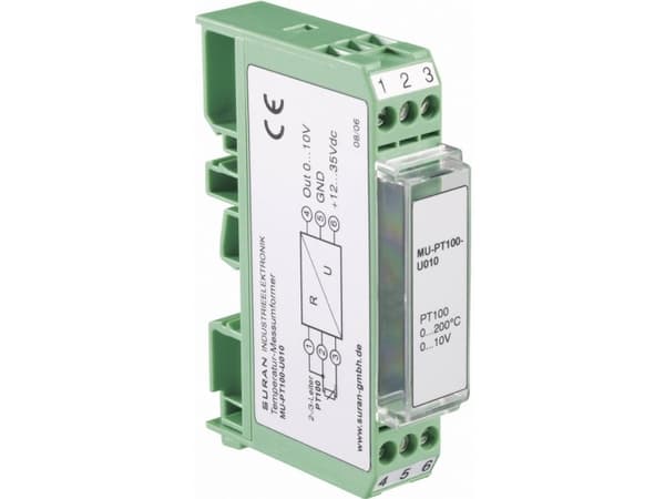 Temperature-måleomformer til Pt 100 Enda MU-PT100-U010-50/100 MU-PT100-U010-50/100 MU-PT100-U010-50/100