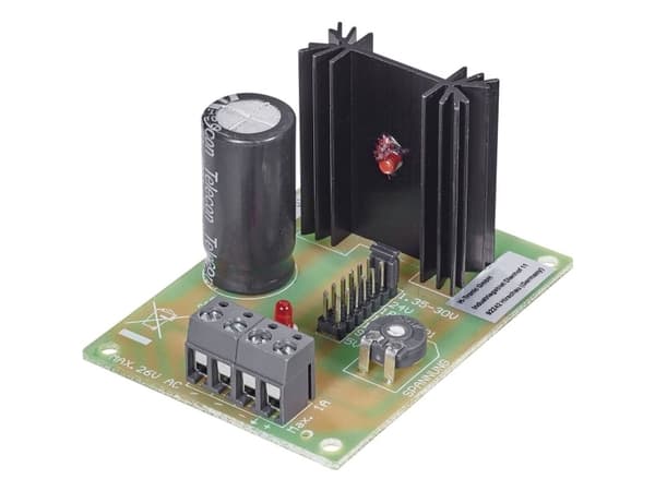 H-Tronic Virtalähdemoduuli Rakennusmoduuli Tulojännite (alue): 5 - 26 V/AC Lähtöjännite (alue): 1,35 - 30 V/DC 1,0 A