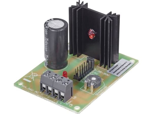 H-Tronic Virtalähdemoduuli Rakennusmoduuli Tulojännite (alue): 5 - 26 V/AC Lähtöjännite (alue): 1,35 - 30 V/DC 1,0 A