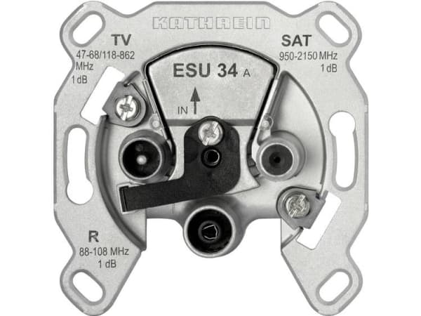 KATHREIN ESU 34 - Pistorasia - F-pistoke, IEC-liitin X 2
