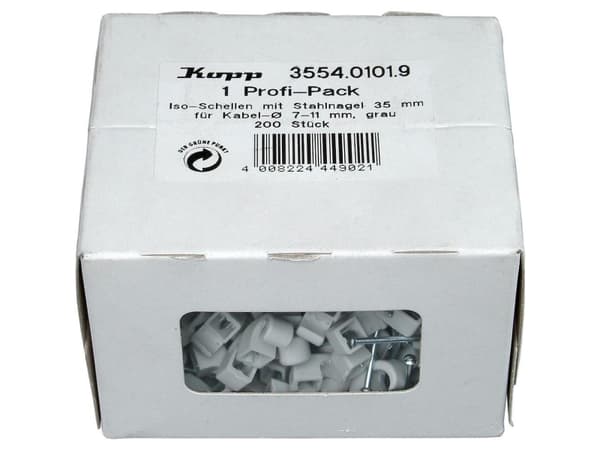 Kopp 355401019 Kiinnittimet 355401019 Grå 200 stk