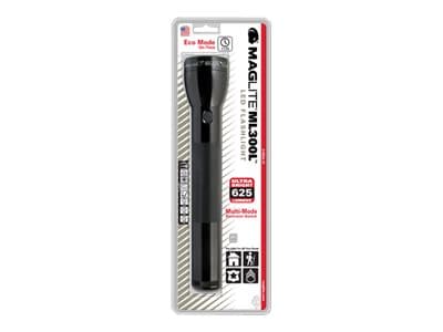Maglite ML300L, Käsikokoinen taskulamppu, Musta, 1 m, IPX4, LED, 625 lm