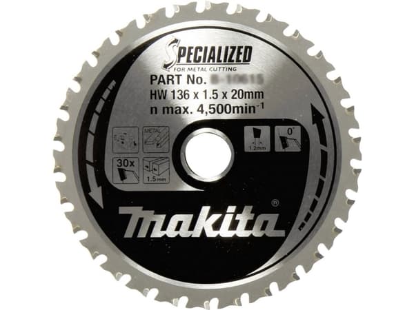 Makita B-33526, Metall, 13,6 cm, 2 cm, 4500 RPM, Makita, 1 styck