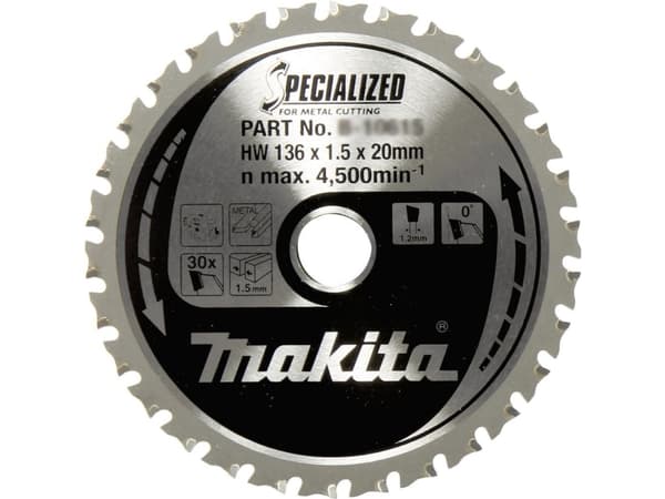 Makita B-33526, Metall, 13,6 cm, 2 cm, 4500 RPM, Makita, 1 styck