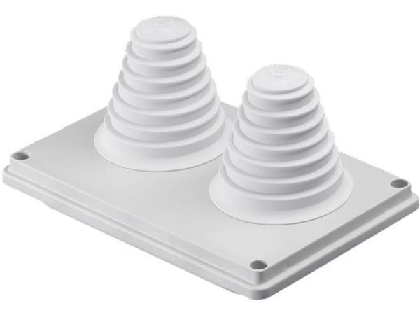 Rittal SV 9665780 Kabelgennemføringsplade Isoleringsstof Grå (RAL 7032) 1 stk