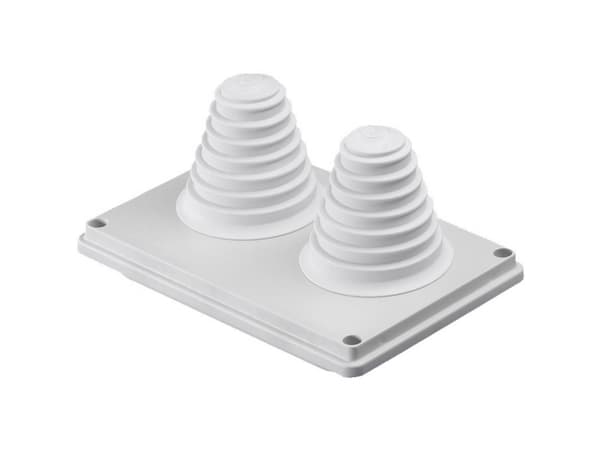 Rittal SV 9665780 Kabelgennemføringsplade Isoleringsstof Grå (RAL 7032) 1 stk