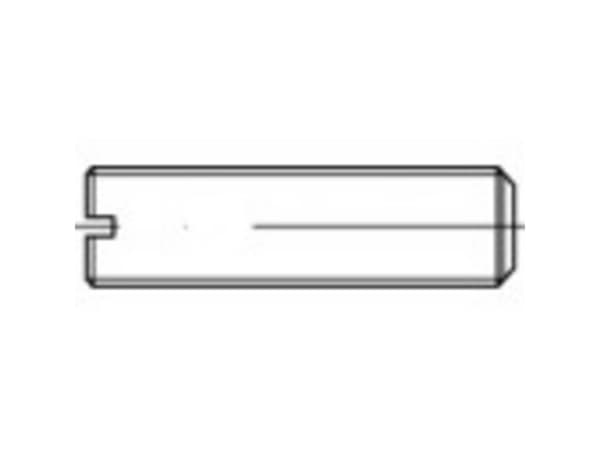 TOOLCRAFT 108387 Pinolskrue M12 35 mm Stål Galvaniseret 100 stk
