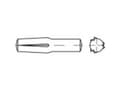 Miniatyrbild 3 av 3: TOOLCRAFT 136416 Stikkærvsøm (Ø x L) 10 mm x 45 mm Stål 25 stk