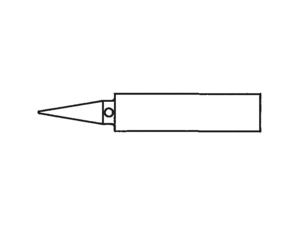 Weller T0054003499 Loddespids Mejselform Indhold 1 stk