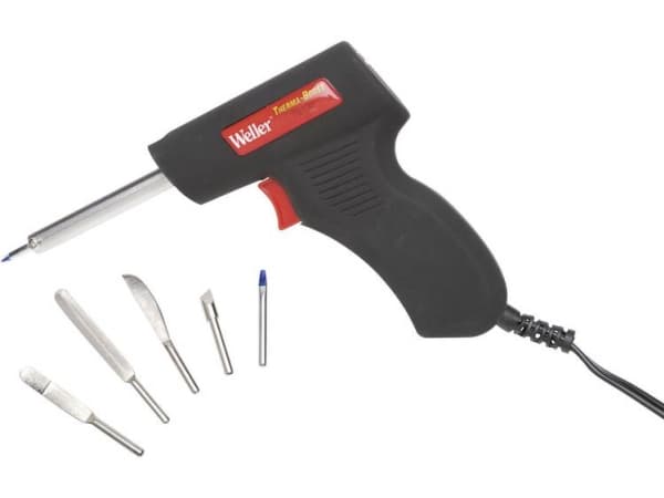 Weller TB100EU Loddepistol 230 V 130 W Blyantform, Mejselform, Rebskærespids, Skumplastskærespids, Glat spids, Graveringsspids +510 °C (max)