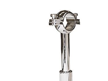 Ideal Standard forkromet rørholder med overfald Ø 90-105 mm