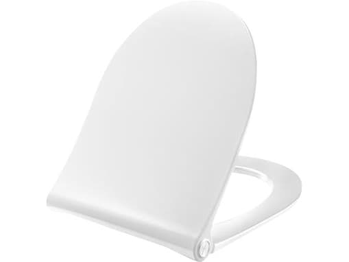 Pressalit Sway D 934 vit toalettsits med Soft Close Kip-beslag med Lift-Off i rostfritt stål