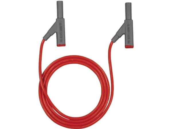 Beha Amprobe 307112 Sikkerhedsprøveledning [4 mm-stik - 4 mm-stik] 2.00 m Rød