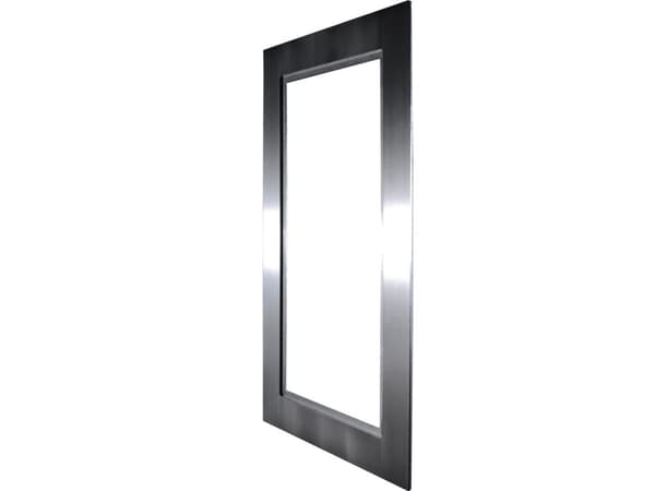 AGFEO 6101514, Frontplate, Rustfritt stål, AGFEO, 70,2 mm, 2 mm, 290,2 mm