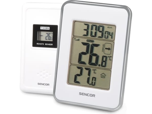 Sencor SWS 25 WS - Termometer - digital - sølv