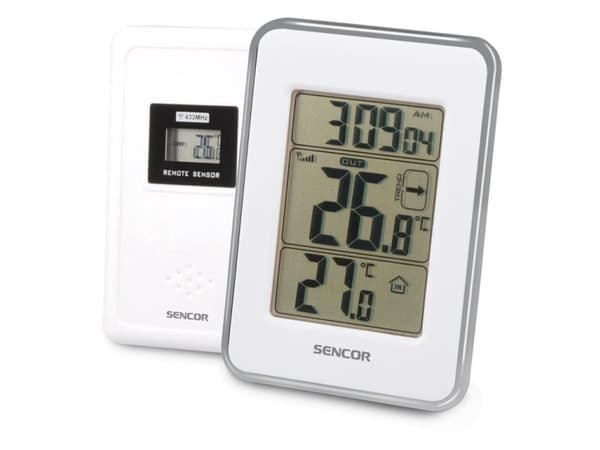 Sencor SWS 25 WS - Termometer - digital - sølv
