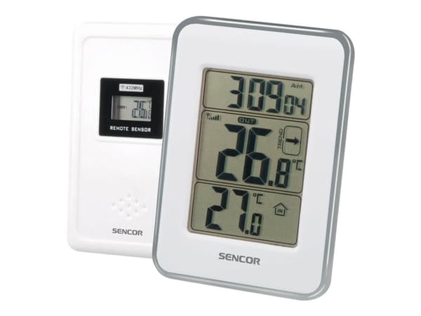Sencor SWS 25 WS - Termometer - digital - sølv