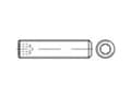 Miniatyrbilde 2 av 3: TOOLCRAFT 1062499 Gevindtap M5 12 mm Rustfrit stål A1, A2 50 stk