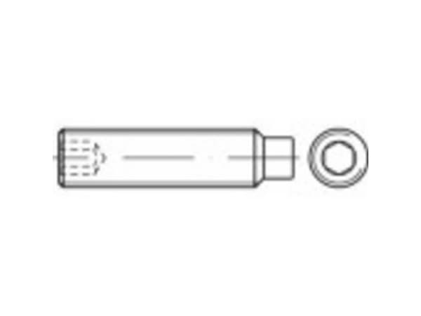 TOOLCRAFT 1062887 Gevindtap M6 12 mm Rustfrit stål A4 25 stk