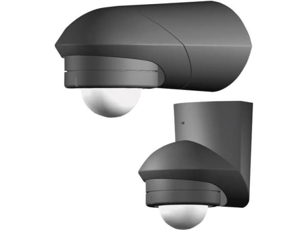 Grothe 94535 Liiketunnistin 360° Musta Musta Tunnistuskulma 360° Kytkentäkoskettimen tyyppi Relay IP (94535)