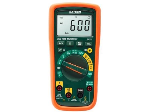 Extech EX350 Hånd-multimeter digital CAT III 600 V Visning (counts): 4000