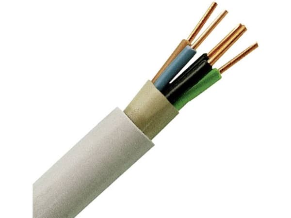 Kopp 153025000 Vaippakaapeli NYM-J 5 G 1,50 mm² Harmaa 25 m