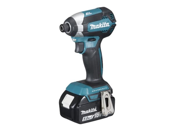 Makita DTD153RTJ - Støtdriver - trådløs - 1/4" sekskantspor 6.35 mm - 170 N·m - 2 batterier - 18 V
