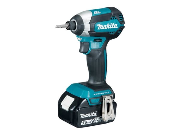 Makita DTD153RTJ - iskuväännin - akkukäyttöinen - 1/4" kuusiokolo 6,35 mm - 170 N-m - 2 akkua - 18 V