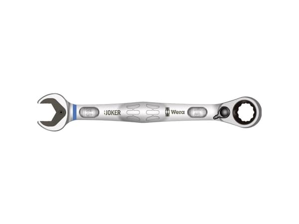 Wera Joker Switch, 19 mm, Rustfrit Stål, Krom-molybdenstål, Krom, Matte, 15°