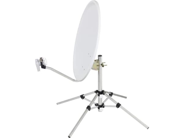 Wittenberg Antenna 62047599 SAT base Passar spegelstorlek: Dia. till 90 cm Kan fällas ihop Silver