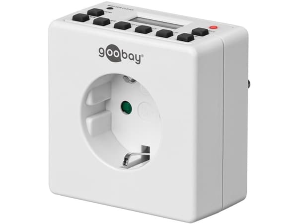 Goobay Digital Tænd Sluk ur - 16 programmer - max 3600W (16A)
