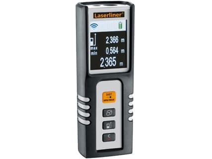 Laserliner DistanceMaster Compact, Laseravstandsmåler, Matrise Skriver, Inn, m, Sort, Hvit, Gummi, 3 linjer, 25 m